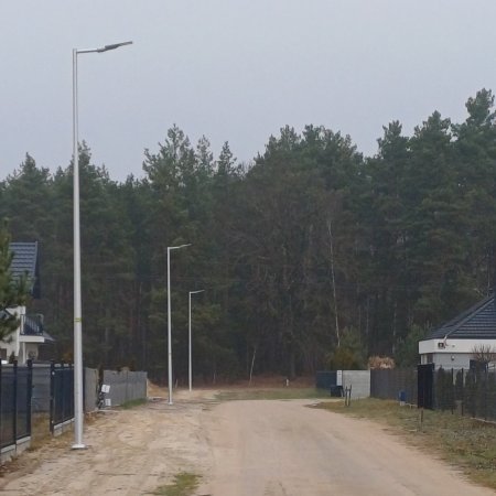 Nowe oświetlenie w gminie Kadzidło. Inwestycje w Wachu i na ul. Lawendowej zakończone [ZDJĘCIA]