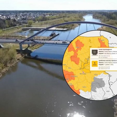 Po ulewach – możliwy wzrost poziomu wód w Narwi