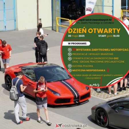 Dzień Otwarty w Zespole Szkół Zawodowych Nr 1 w Ostrołęce – motoryzacja, wiedza i niespodzianki!