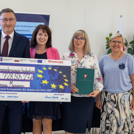 Ponad 1,7 mln zł dla gminy Myszyniec! Burmistrz podpisał umowę