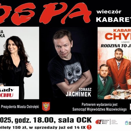 OSPA 2025: Gwiazdy kabaretu w Ostrołęce! Pakosińska, Jachimek i Kabaret Chyba wystąpią już w tę sobotę