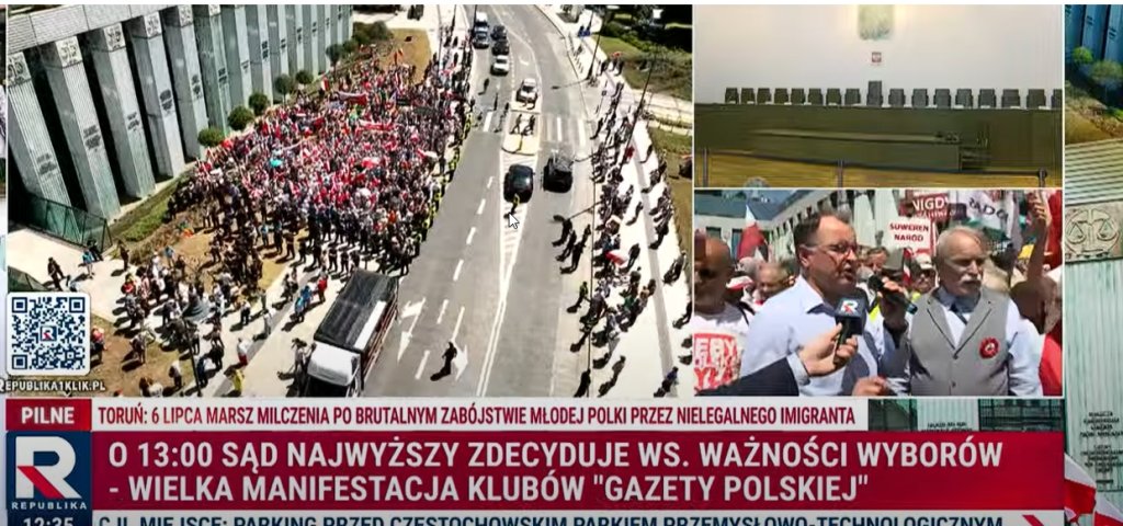 kadr z TV Republika
