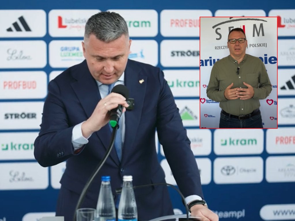 fot. kadr z nagrania PKOL/oraz kadr z nagrania FB-Mariusz Popielarz