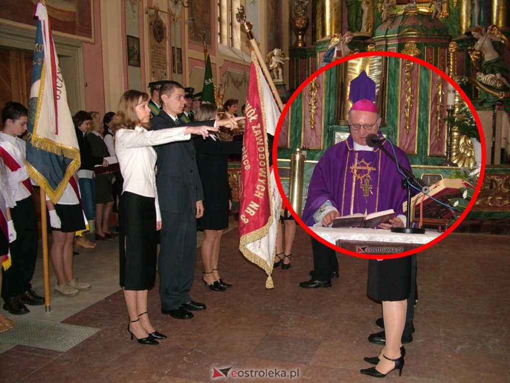 Nadanie imienia ZSZ 3 w Ostrołęce w 2004 roku