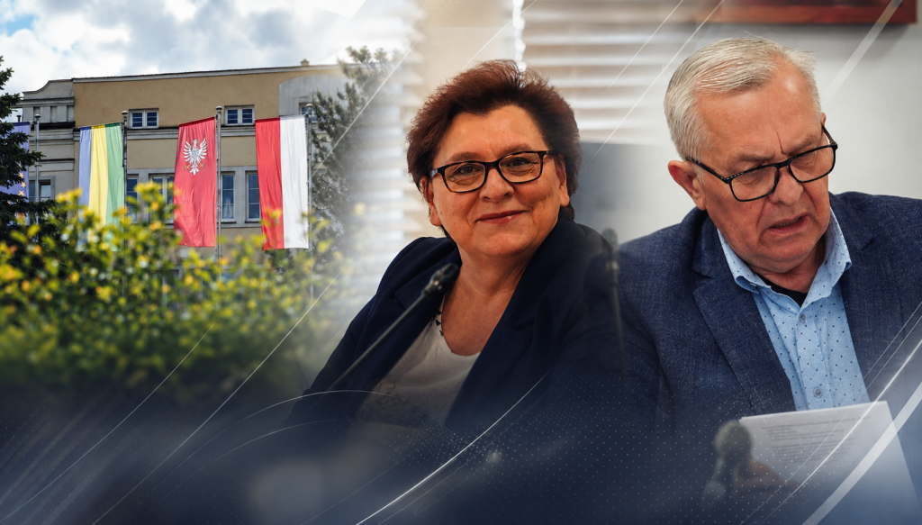 Radna Anna Gocłowska i radny Henryk Gut