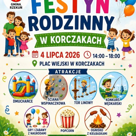 Festyn rodzinny w Korczakach. Gry, konkursy i ognisko z kiełbaskami!