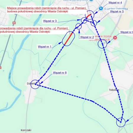 Uwaga, kierowcy! Od poniedziałku zmiany w organizacji ruchu w Ostrołęce [MAPA OBJAZDÓW]