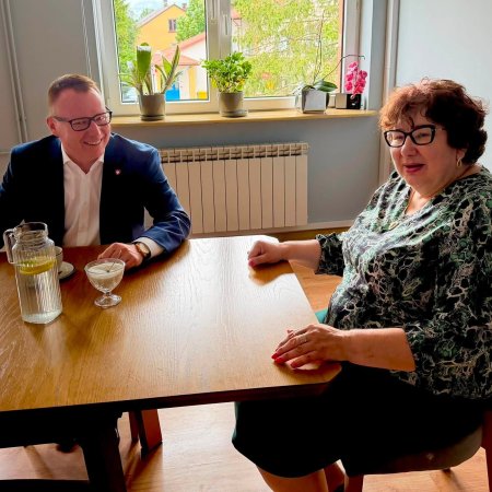 Poseł Popielarz znów w terenie. Odwiedził kolejny samorząd [ZDJĘCIA]