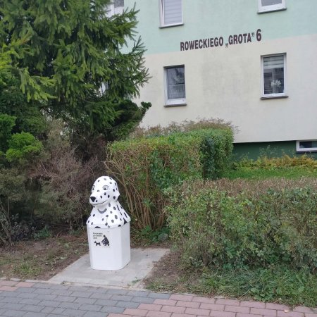 Pierwszy taki kosz w Ostrołęce! Na osiedlu Centrum stanął „Łatek” 