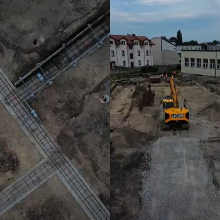 Ruszyły prace przy II LO w Ostrołęce. Powstanie nowa sala gimnastyczna [WIDEO]