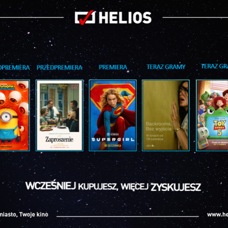 Od „Supergirl” po nocne maratony - filmowy początek wakacji w Heliosie