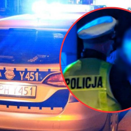 Myślał, że mu się upiecze. Pijany kierowca wpadł, gdy próbował wyciągnąć auto z rowu