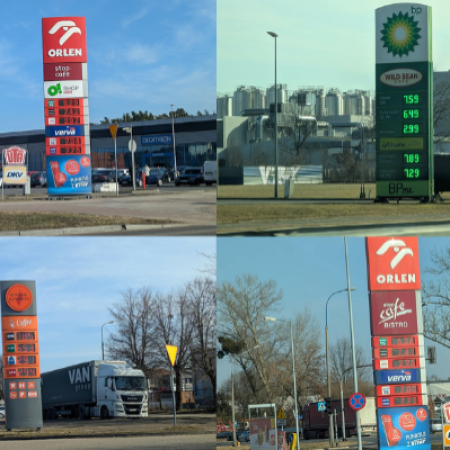 Sobota na stacjach paliw w Ostrołęce. Zestawienie cen [ZDJĘCIA]