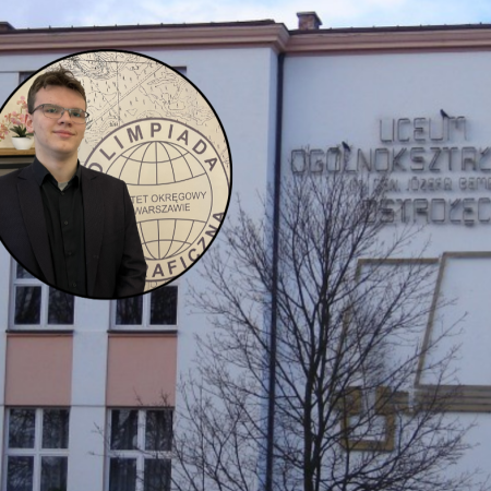 Z pasji do geografii! Sukces pierwszoklasisty z I LO w Ostrołęce