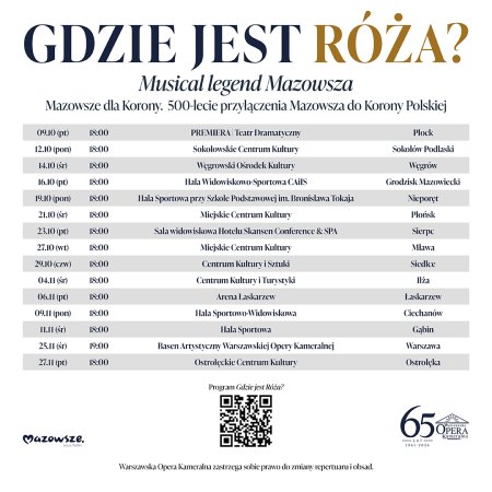 Musical „Gdzie jest Róża”. Mazowieckie legendy wyruszają w trasę po regionie