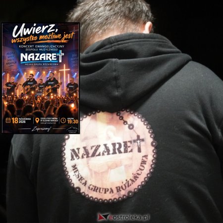 Koncert grupy Nazaret „Uwierz, wszystko możliwe jest” w Olszewie-Borkach