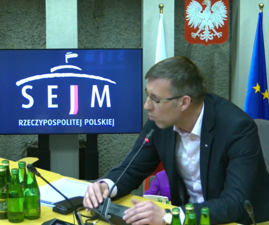 Poseł Marcin Grabowski wziął udział w dyskusji o CPK w Sejmie