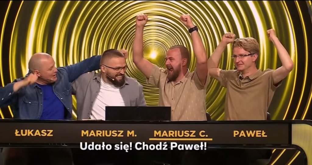 kadr z nagrania Polsat