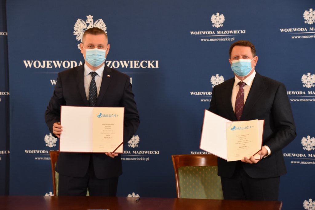 Wicewojewoda Mazowiecki Artur Standowicz i W&oacute;jt Gminy Goworowo Piotr Kosiorek