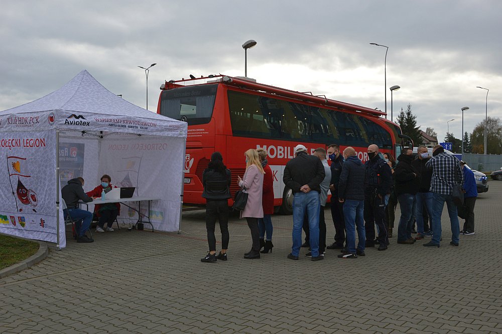Akcja krwiodawstwa &bdquo;Siła w jedności&rdquo;, fot. eostroleka.life