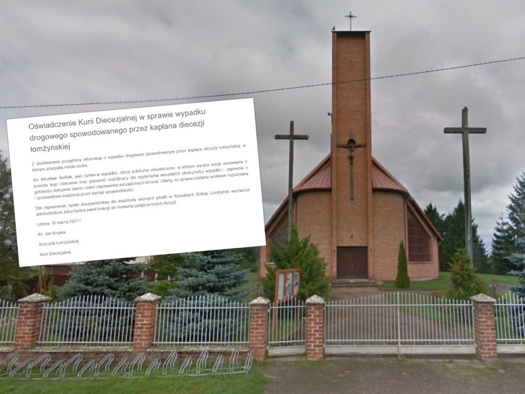 Kości&oacute;ł w Krysiakach (fot. Google Street View)