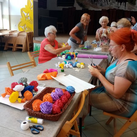 Warsztaty ludowej plastyki obrzędowej w Centrum Kultury Kurpiowskiej [ZDJĘCIA]