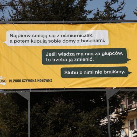 Hołownia chce przekonać ostrołęczan. W mieście pojawią się billboardy