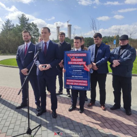 Konfederacja o elektrowni Ostrołęka C: "Skala marnotrawstwa jest niewyobrażalna" [WIDEO, ZDJĘCIA]