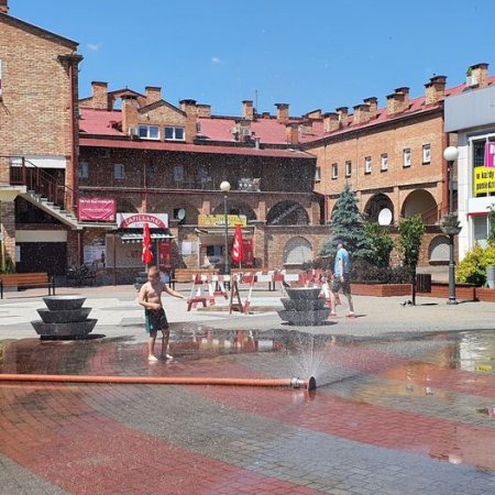 Kurtyna wodna przy "Kupcu"