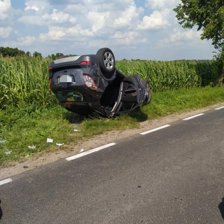 Wypadek w Krzynowłodze Małej [ZDJĘCIA]