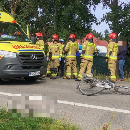 Wypadek na Tęczowej w Ławach [ZDJĘCIA]