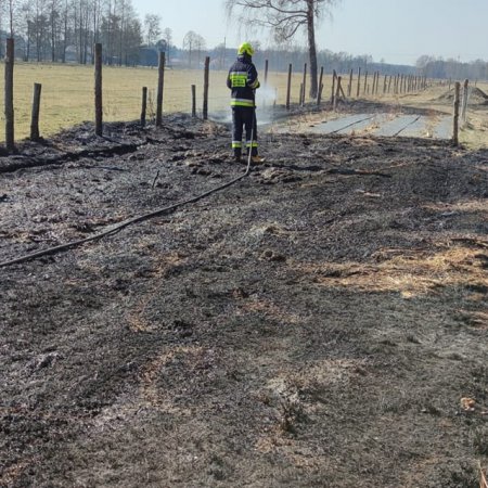 Pożary na nieużytkach rolnych sezonową zmorą strażaków [FOTO]