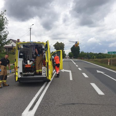 Tragiczny wypadek na DK 61. Zginął pieszy