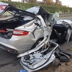 Wypadek na S-8 w miejscowości Gaj [ZDJĘCIA]