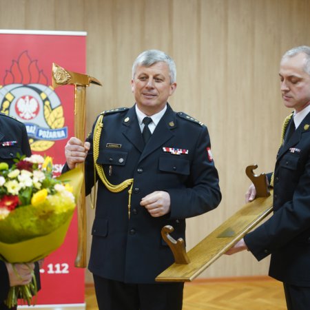 Grzegorz Pragacz żegna się z ostrołęcką strażą pożarną. Kto zastąpi byłego komendanta? [ZDJĘCIA]