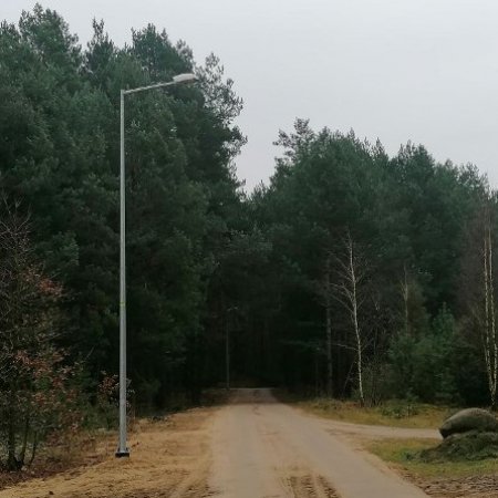 Nowe oświetlenie w Chudku