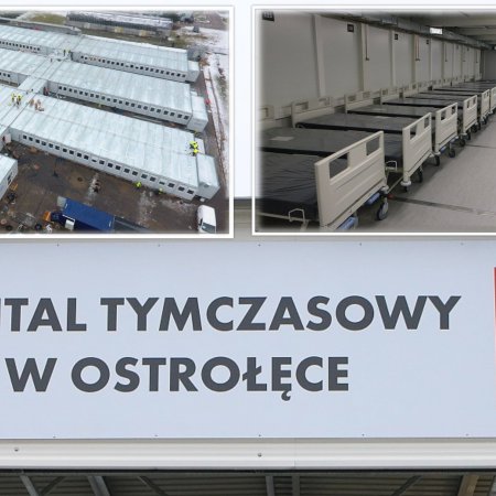 Do szpitala tymczasowego dotarł pierwszy sprzęt medyczny [WIDEO, ZDJĘCIA]