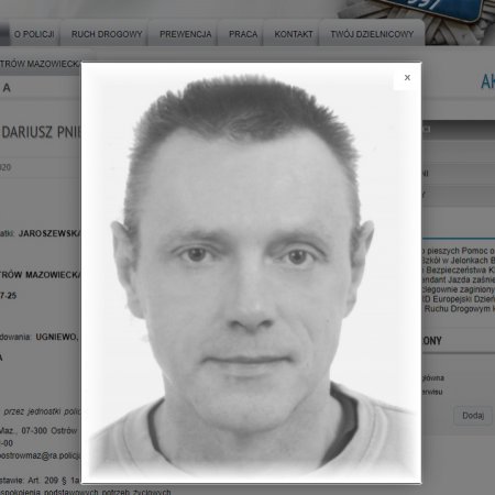 Ostrowska policja poszukuje tego mężczyzny