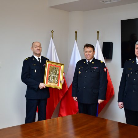 Pożegnanie ze służbą Komendanta Miejskiego PSP w Ostrołęce [ZDJĘCIA]