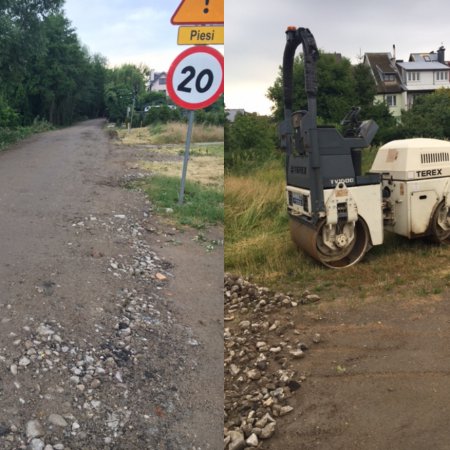 „Wał carski” będzie równany i poprawiany przez cały czas remontu ulicy Goworowskiej [ZDJĘCIA]
