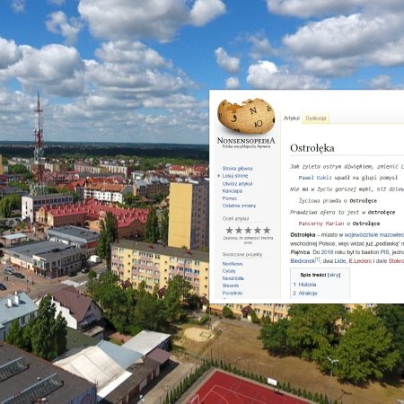 Ostrołęka w krzywym zwierciadle. Z tego śmieją się internauci