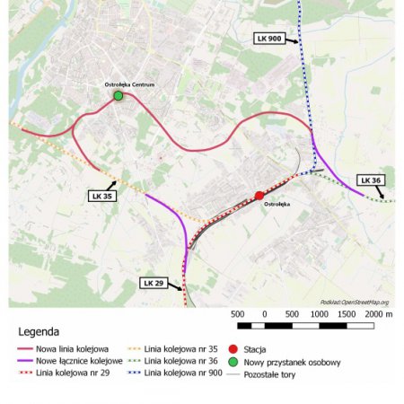 Kolej w centrum Ostrołęki. To możliwe. Trwają konsultacje