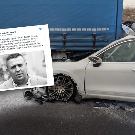 Wypadek na S8. Tragicznie zginął 36-letni działacz PSL i dwie inne osoby
